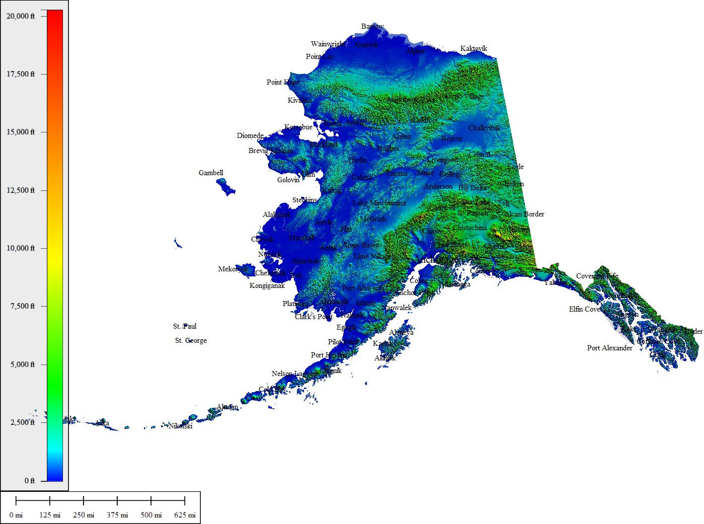 Alaska Topo Map